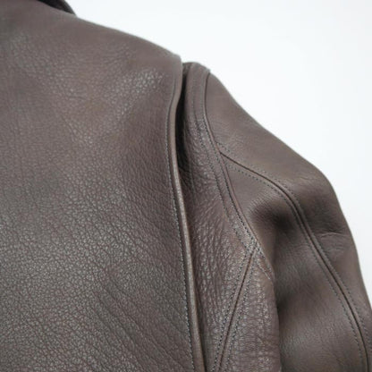 ファインクリークレザーアンドコー ACJK045 5th FINE CREEK&CO - LEON custom Deer ブラウン 5周年記念 レオン ディア メンズ レザージャケット