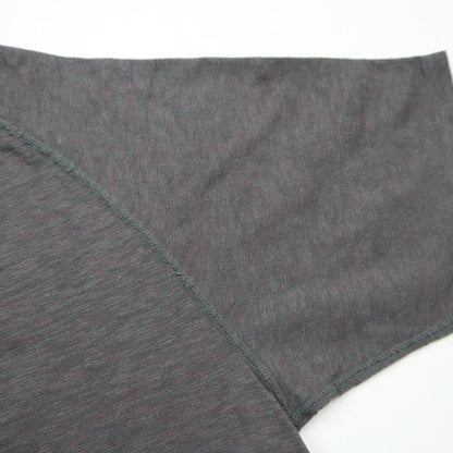 ループ＆ウエフト LRC1099 HEATHER SLUB COTTON DOUBLE BINDER CREWNECK O.MAROON BLACK メンズ Tシャツ カットソー