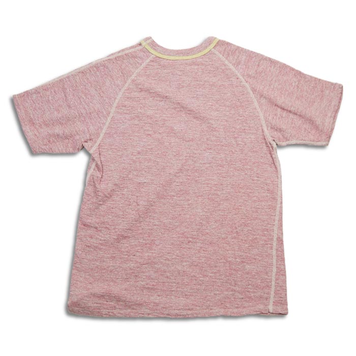 ループ＆ウエフト LRC1099 HEATHER SLUB COTTON DOUBLE BINDER CREWNECK R.CHERRY メンズ Tシャツ カットソー