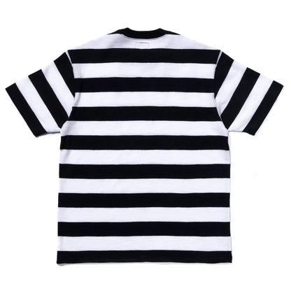 BUCO STRIPE TEE S/WHITE