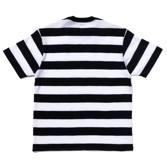 BUCO STRIPE TEE S/WHITE
