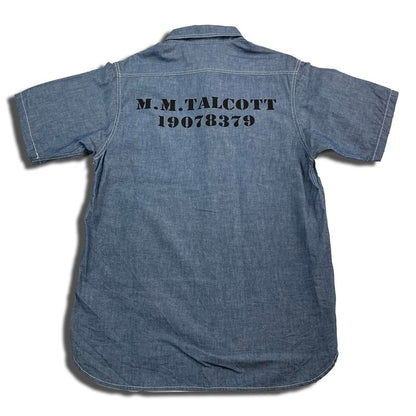 CHAMBRAY UTILITY SHIRTS: BLUE 25432