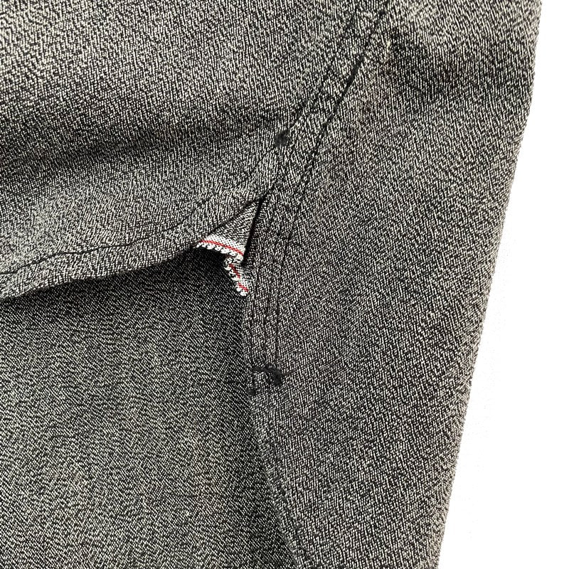 クッシュマン 25431 MIX CHAMBRAY WORK SHIRT ダークグレー メンズ 半袖 シャンブレー ワークシャツ