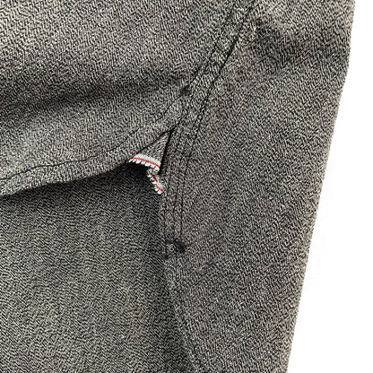 クッシュマン 25431 MIX CHAMBRAY WORK SHIRT ダークグレー メンズ 半袖 シャンブレー ワークシャツ