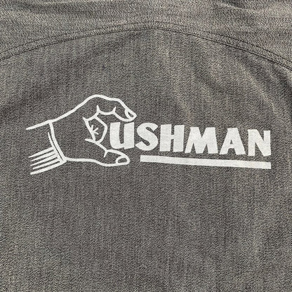 クッシュマン 25431 MIX CHAMBRAY WORK SHIRT ダークグレー メンズ 半袖 シャンブレー ワークシャツ