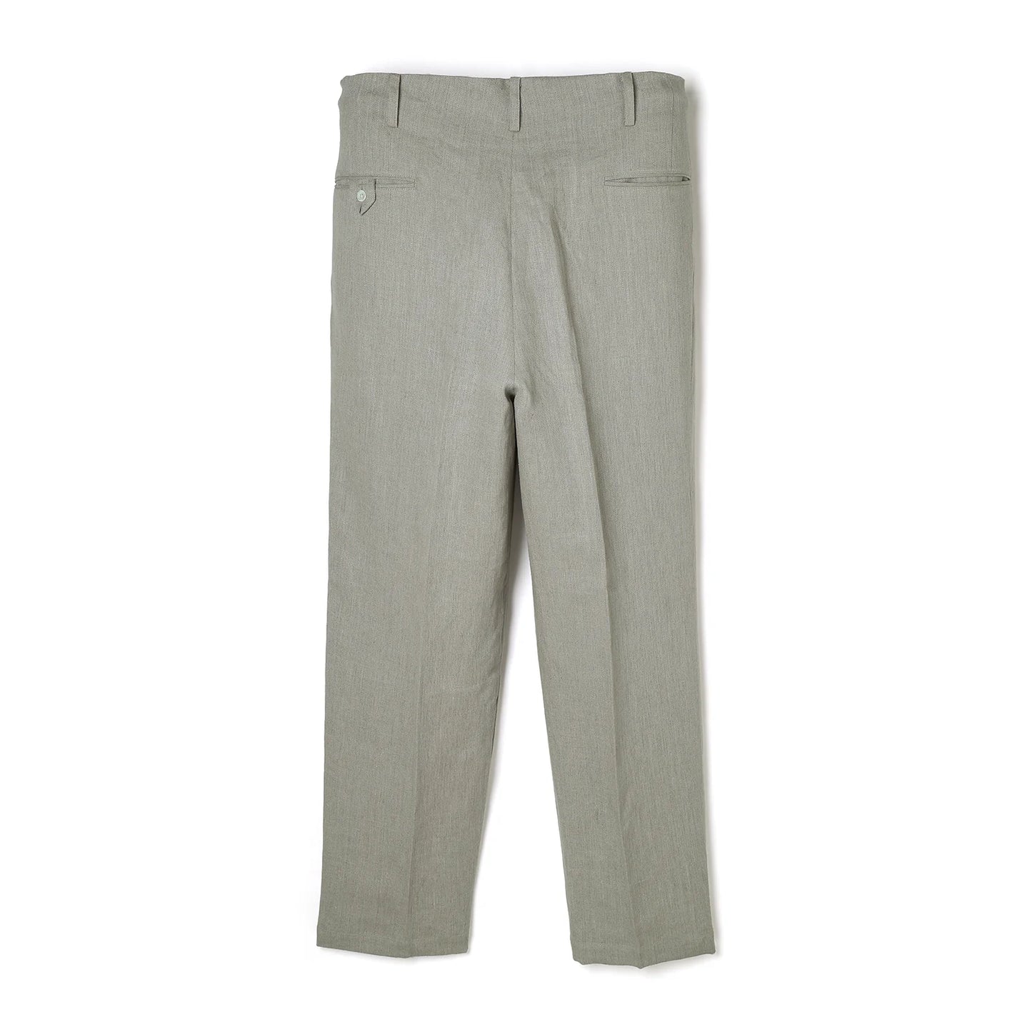 Lot.779 Double Pleats Linen Trousers -Greige-