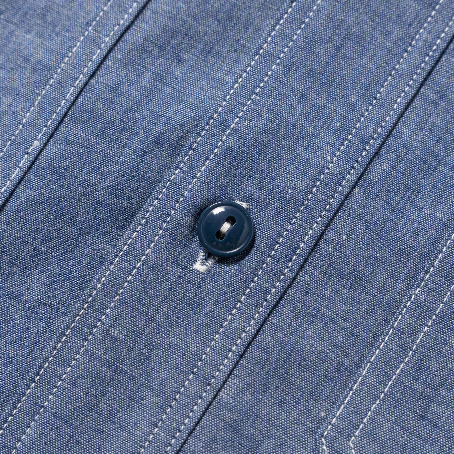 U.S. NAVY CHAMBRAY SHIRT S/S / USS KIDD:ワンウォッシュ