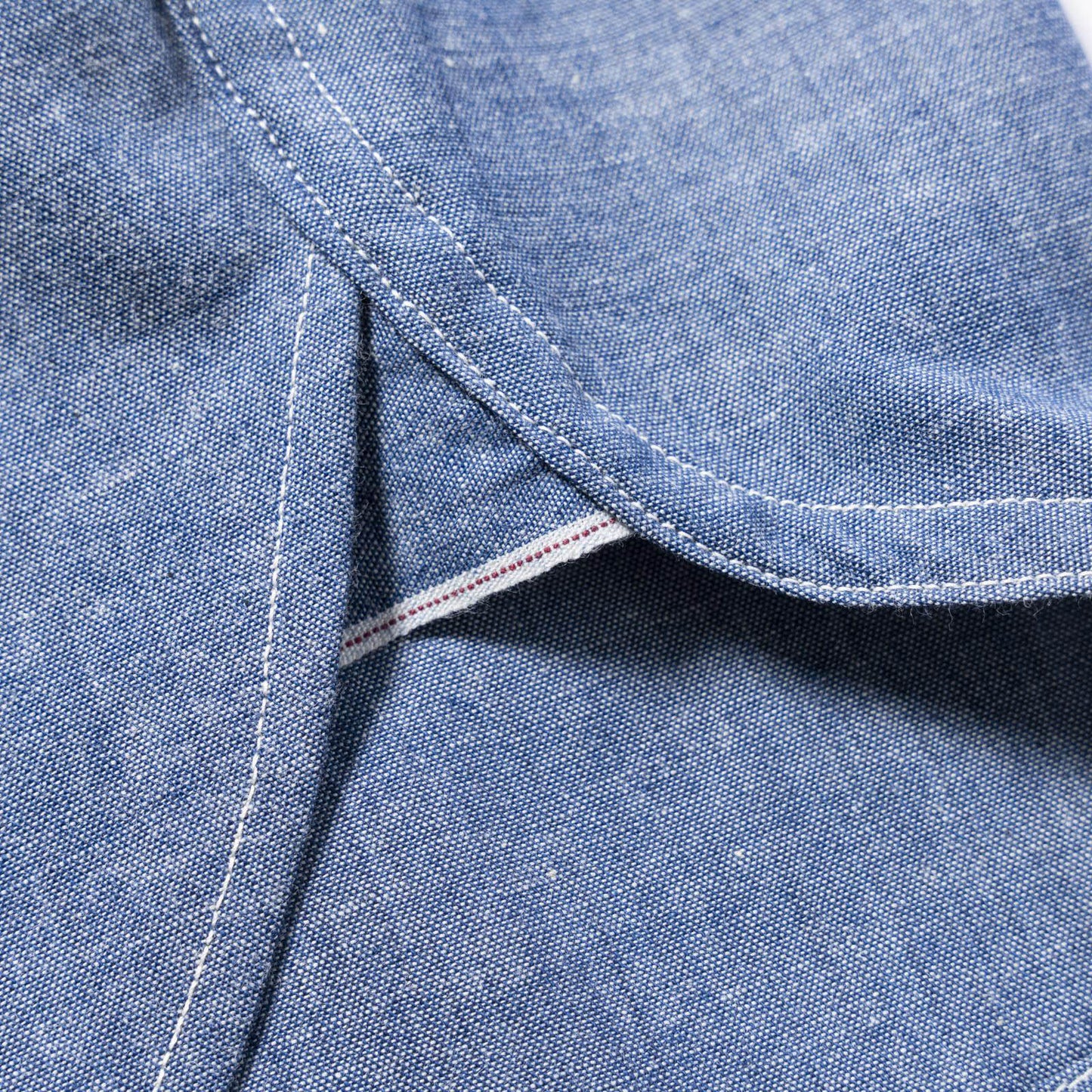 U.S. NAVY CHAMBRAY SHIRT S/S / USS KIDD:ワンウォッシュ