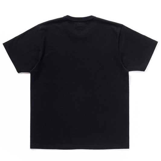 ザ リアルマッコイズ MC24004 THE REAL McCOY'S LOGO TEE S/S ブラック / 030 メンズ ロゴ プリント Tシャツ