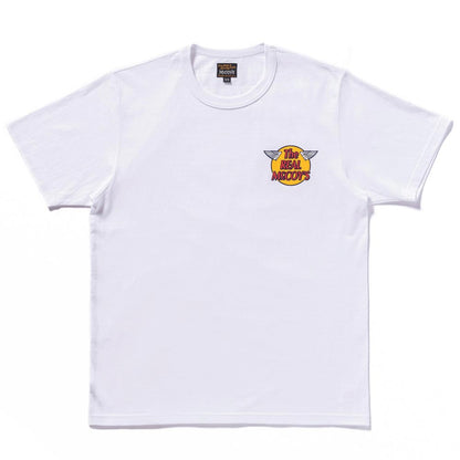 ザ リアルマッコイズ MC24004 THE REAL McCOY'S LOGO TEE S/S ホワイト / 010 メンズ ロゴ プリント Tシャツ