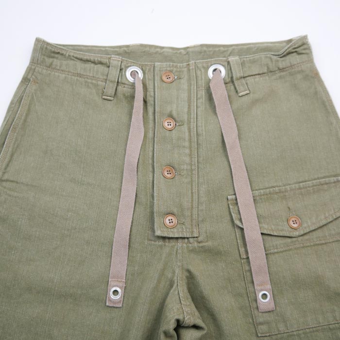 コリンボハンティンググッズ ZY-0202 CAVALIER ROYAL NAVY SMOCK PANTS "10.5oz GREEN DENIM" キャバリアーロイヤルネイビースモックパンツ