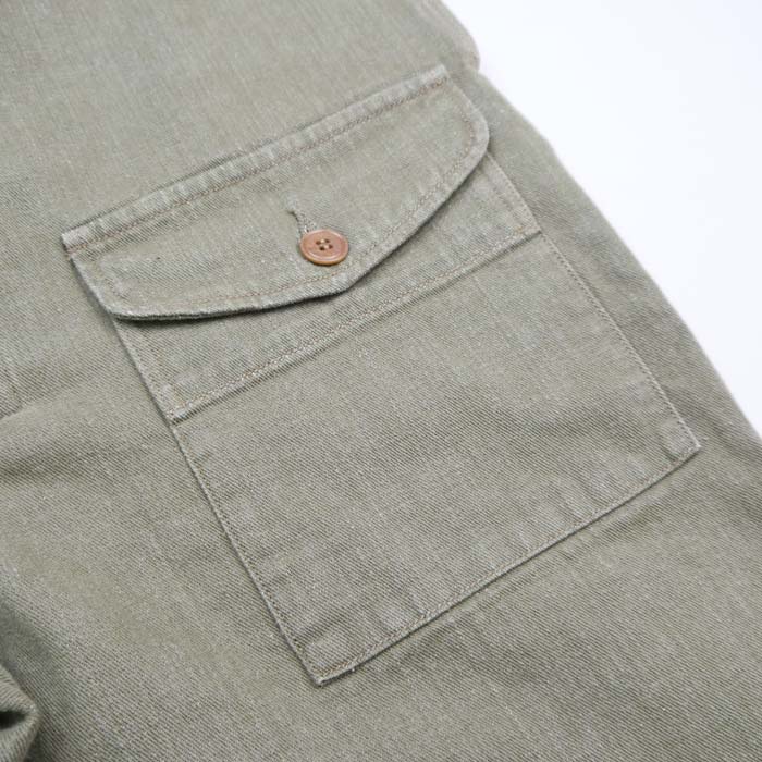 コリンボハンティンググッズ ZY-0202 CAVALIER ROYAL NAVY SMOCK PANTS "10.5oz GREEN DENIM" キャバリアーロイヤルネイビースモックパンツ