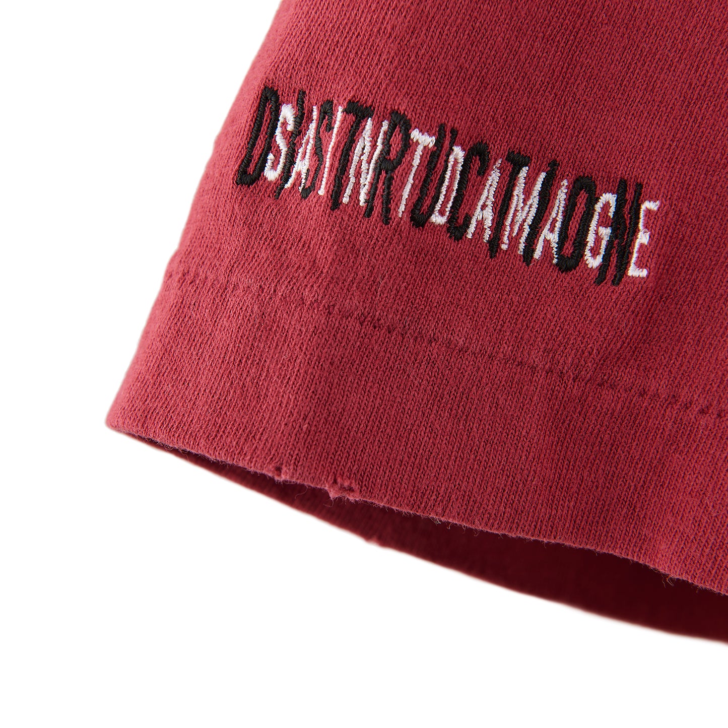 SAINT Mxxxxxx SM-HR8-0000-030 SS TEE /?/ BURGUNDY メンズ 半袖 プリント Tシャツ バックプリント