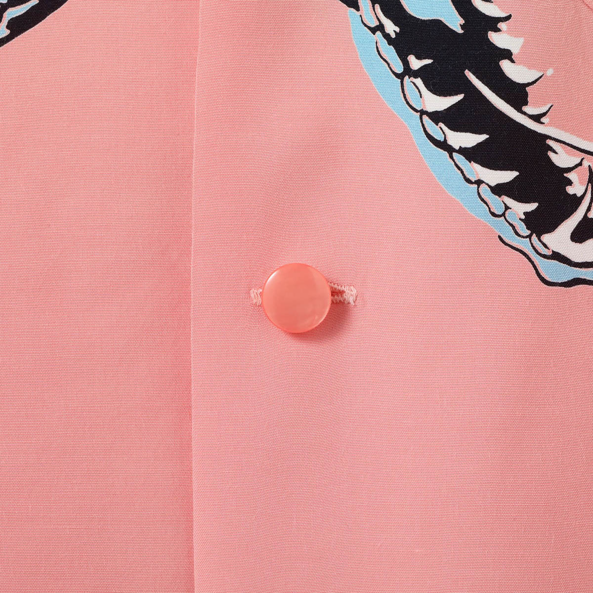 Lot No. SH39486 / HIGH DENSITY RAYON OPEN SHIRT “RATTLE SNAKE” :162) PINK