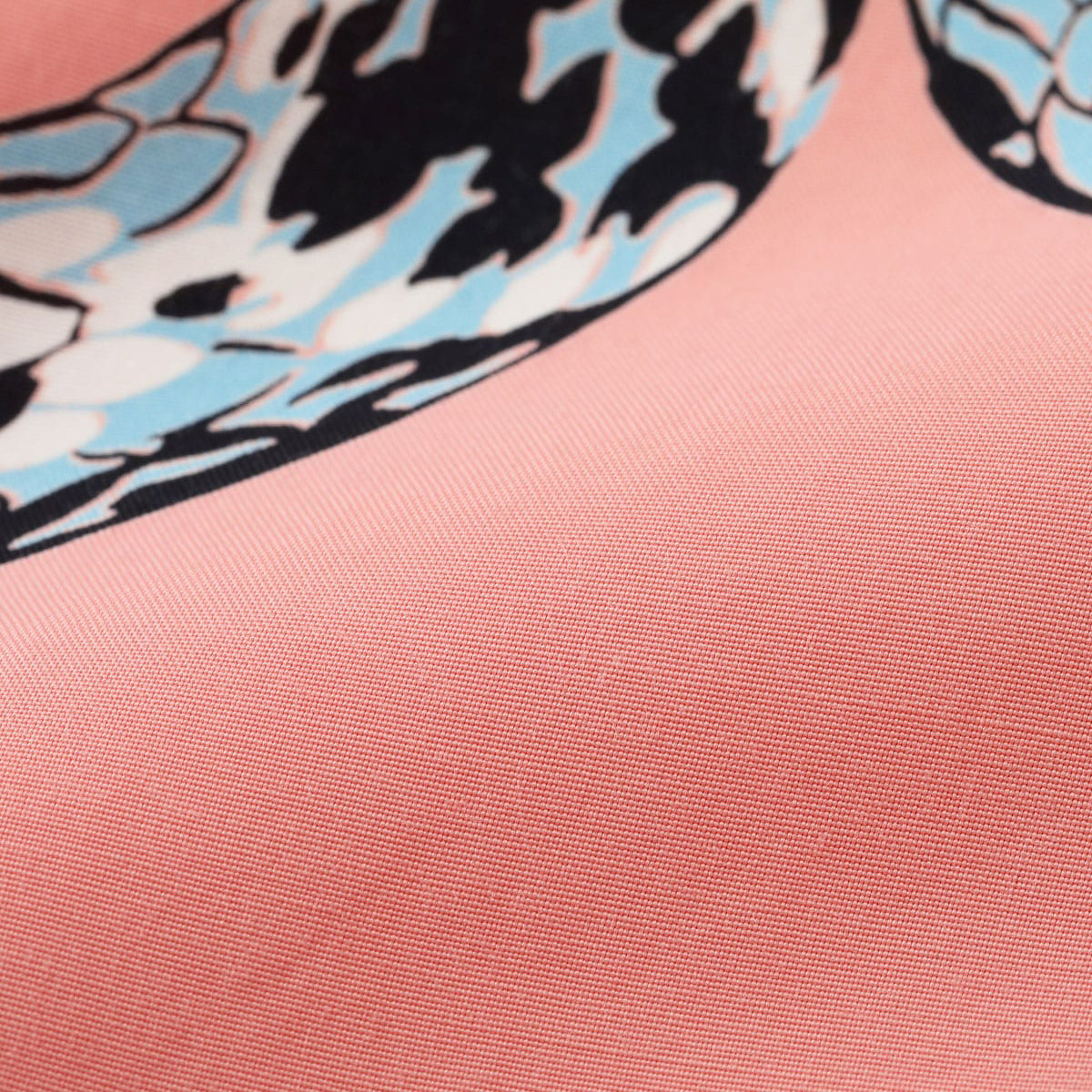 Lot No. SH39486 / HIGH DENSITY RAYON OPEN SHIRT “RATTLE SNAKE” :162) PINK