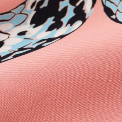 Lot No. SH39486 / HIGH DENSITY RAYON OPEN SHIRT “RATTLE SNAKE” :162) PINK
