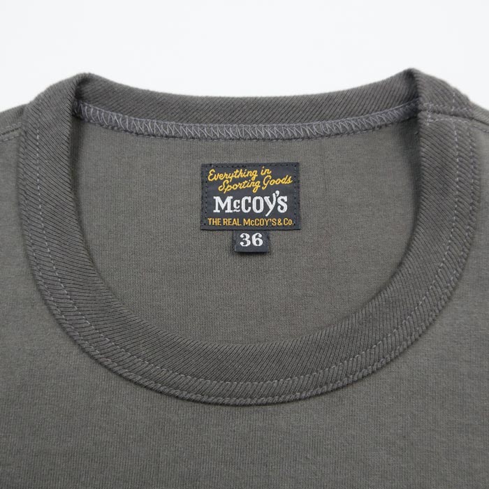 ザ リアルマッコイズ MC23008 MILITARY TEE / 101st AIRBORNE チャコール メンズ 半袖 プリント Tシャツ ミリタリー