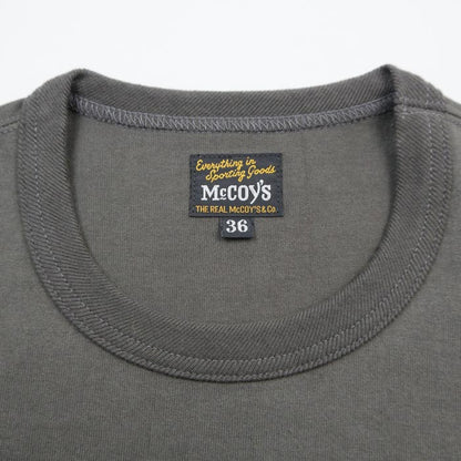 ザ リアルマッコイズ MC23008 MILITARY TEE / 101st AIRBORNE チャコール メンズ 半袖 プリント Tシャツ ミリタリー