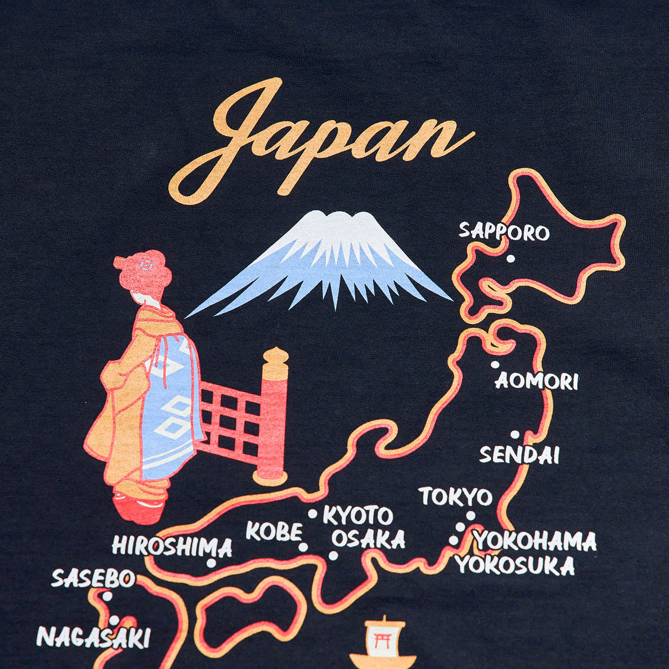 SCT25-101 ヘビーウエイトTシャツ:BLACK