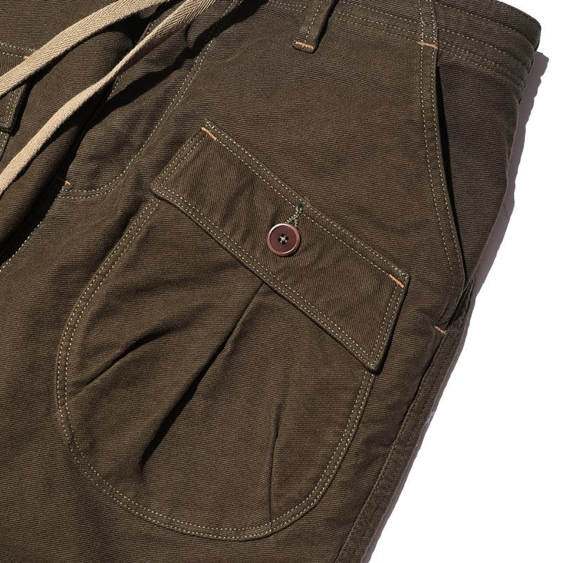 SAW MILL RIVER SAROUEL PANTS:Jungle Green