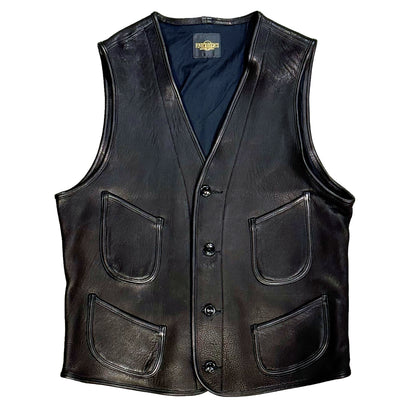 「Work Vest ”Jefferson Deer”/ワークベスト”ジェファーソンディア”」(ACVE004):BLACK