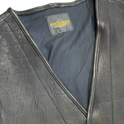 「Work Vest ”Jefferson Deer”/ワークベスト”ジェファーソンディア”」(ACVE004):BLACK