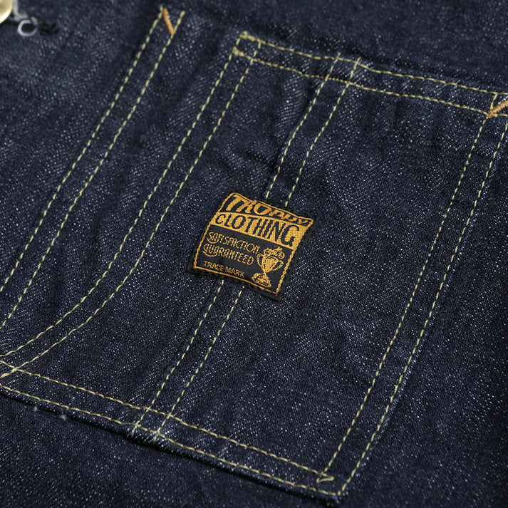 トロフィークロージング 2604 Dirt Denim Coverall デニムカバーオール ジャケット ワンウォッシュ