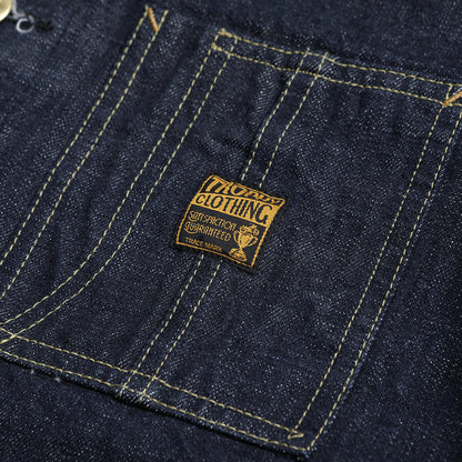 トロフィークロージング 2604 Dirt Denim Coverall デニムカバーオール ジャケット ワンウォッシュ