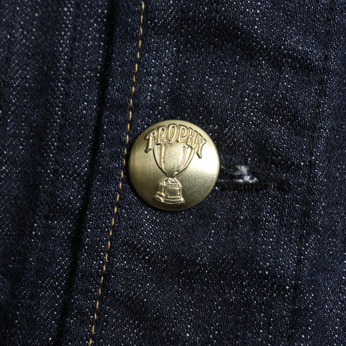 トロフィークロージング 2604 Dirt Denim Coverall デニムカバーオール ジャケット ワンウォッシュ