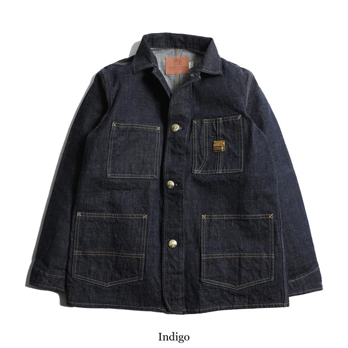 トロフィークロージング 2604 Dirt Denim Coverall デニムカバーオール ジャケット ワンウォッシュ