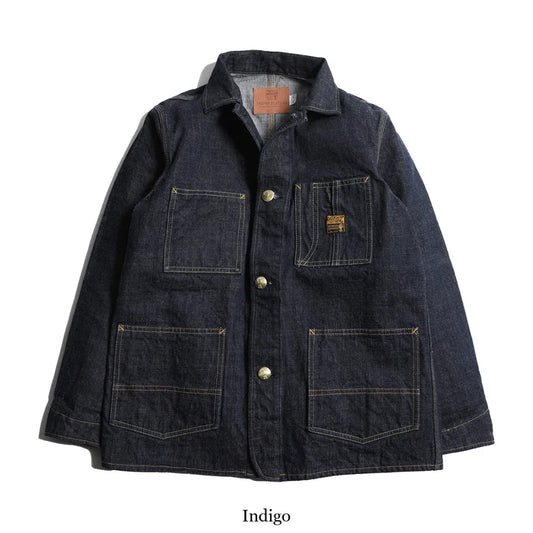 トロフィークロージング 2604 Dirt Denim Coverall デニムカバーオール ジャケット ワンウォッシュ