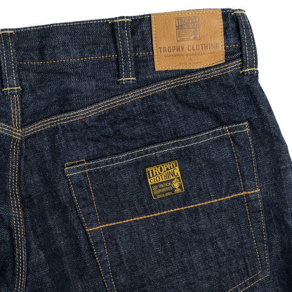 トロフィークロージング Lot.1606 W Knee Standard Dirt Denim ワンウォッシュ メンズ デニム ジーンズ