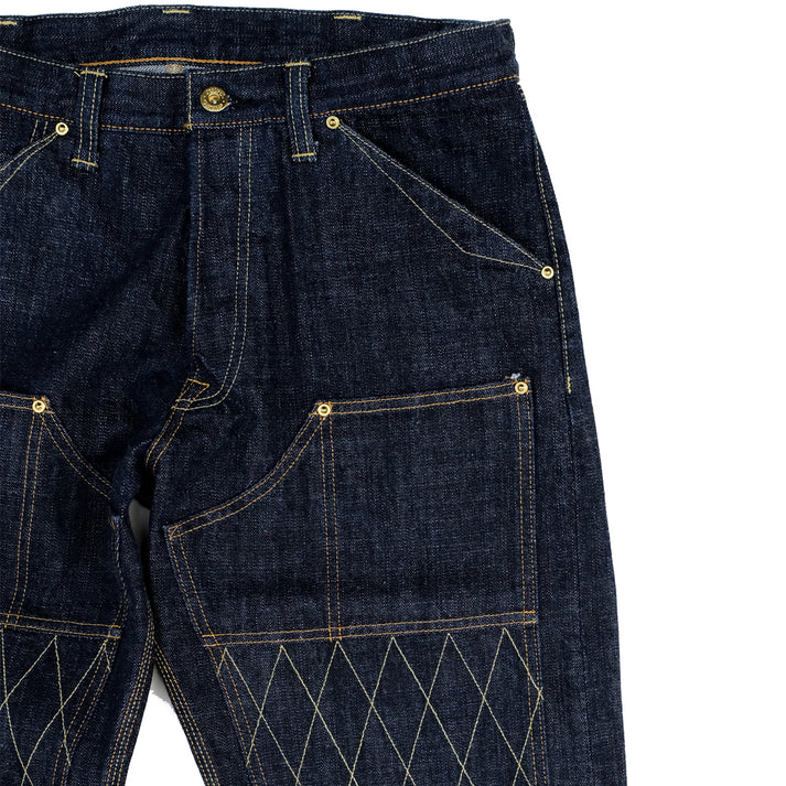 トロフィークロージング Lot.1606 W Knee Standard Dirt Denim ワンウォッシュ メンズ デニム ジーンズ