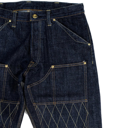 トロフィークロージング Lot.1606 W Knee Standard Dirt Denim ワンウォッシュ メンズ デニム ジーンズ