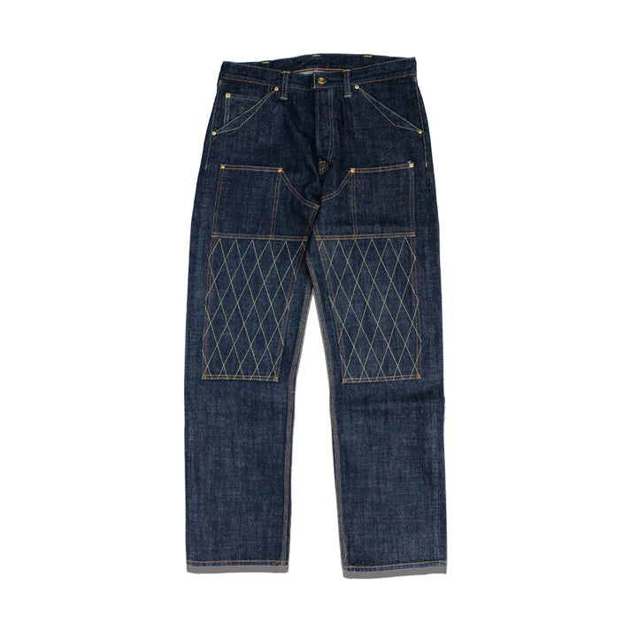 トロフィークロージング Lot.1606 W Knee Standard Dirt Denim ワンウォッシュ メンズ デニム ジーンズ