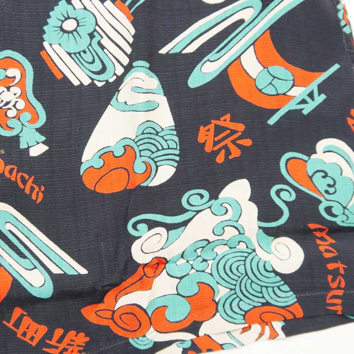 サンサーフ Lot No. SS39060 SUN SURF SPECIAL EDITION “THE LOST TOWN” ブラック メンズ アロハシャツ
