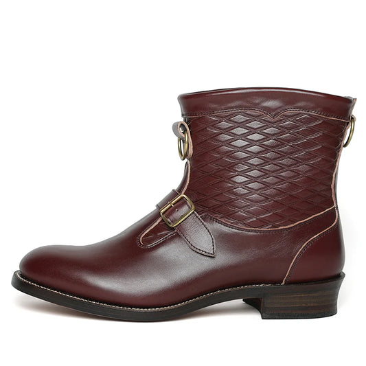 Lot.300 Roper Boots -Burgundy-