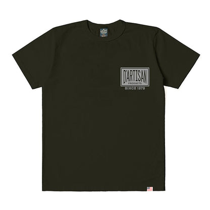 ステュディオ・ダ・ルチザン 8115B USAコットンプリントTシャツ ボクシンググローブ ブラック 半袖 バックプリント