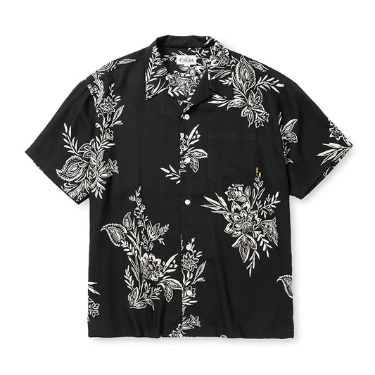 FLOWER PATTERN SH :BLACK