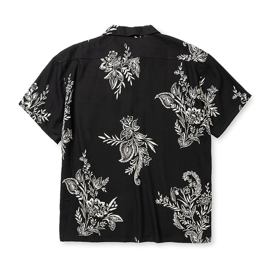 FLOWER PATTERN SH :BLACK