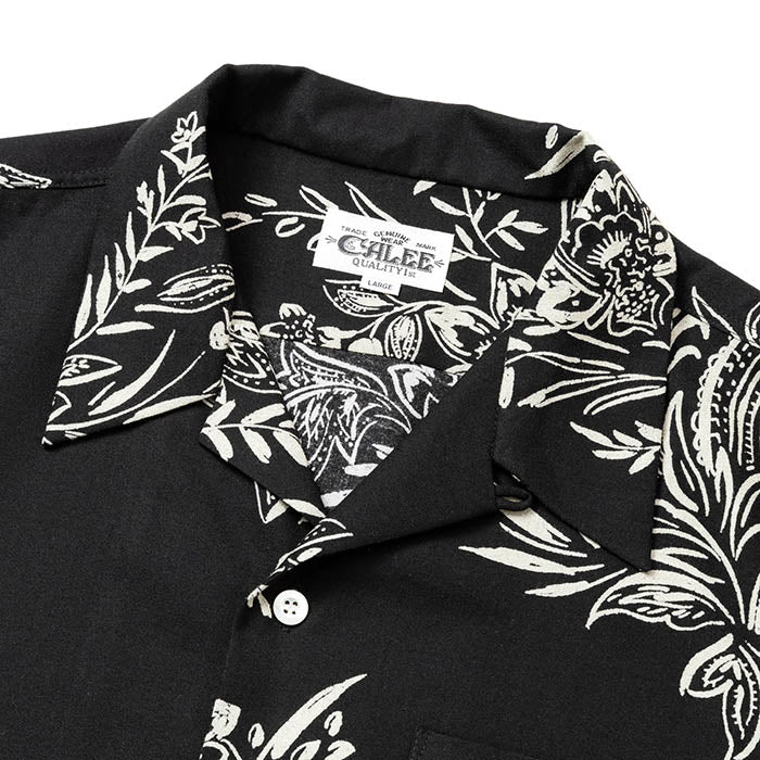 FLOWER PATTERN SH :BLACK