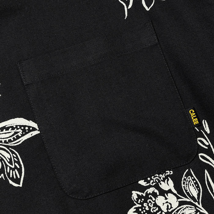 FLOWER PATTERN SH :BLACK