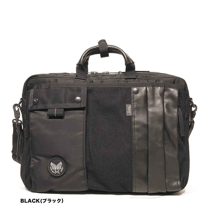CUSTOM ビジネス ブリーフ型 スーパーナイロン HC-0110:BLACK