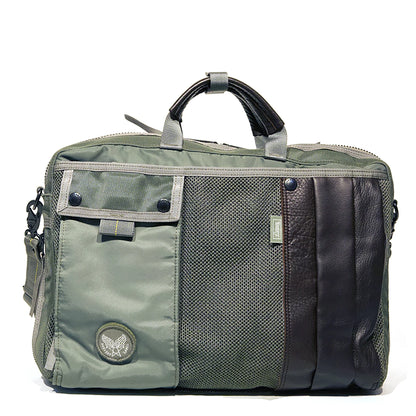 CUSTOM ビジネス ブリーフ型 スーパーナイロン HC-0110:SAGE GREEN