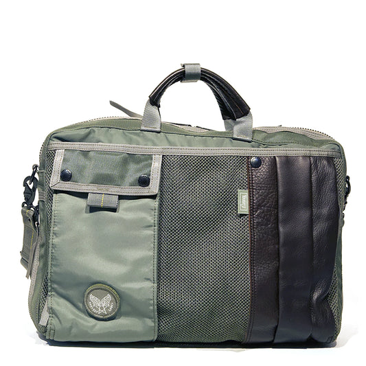 CUSTOM ビジネス ブリーフ型 スーパーナイロン HC-0110:SAGE GREEN