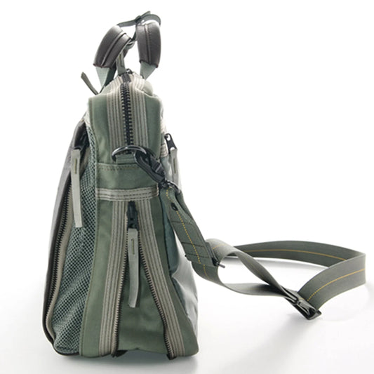 CUSTOM ビジネス ブリーフ型 スーパーナイロン HC-0110:SAGE GREEN