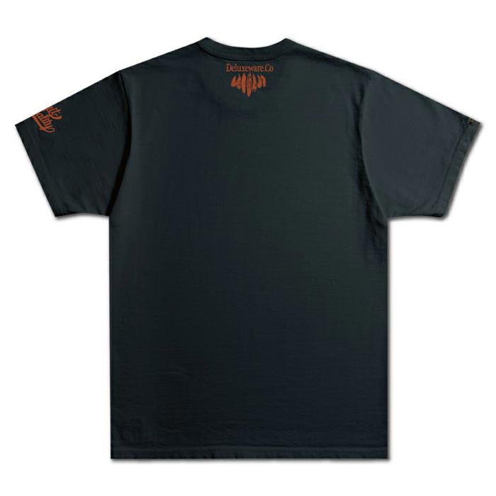 24SS デラックスウエア DXT-LG2 LEGIT QUALITY.2 BLACK メンズ 半袖 プリント Tシャツ カットソー