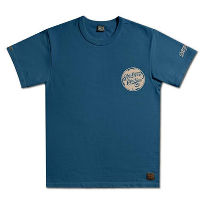 24SS デラックスウエア BRGX-01B デラックスウエアロゴデザイン ST.NAVY メンズ 半袖 プリント Tシャツ カットソー バックプリント