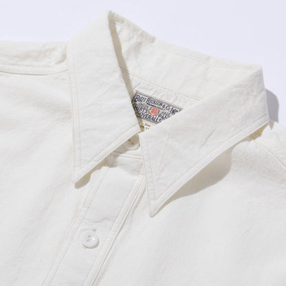 バズリクソンズ Lot No. BR35857 WHITE CHAMBRAY WORK SHIRTS (SHORT SLEEVE) メンズ ホワイト シャンブレー ワーク シャツ 半袖