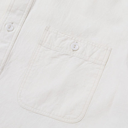 バズリクソンズ Lot No. BR35857 WHITE CHAMBRAY WORK SHIRTS (SHORT SLEEVE) メンズ ホワイト シャンブレー ワーク シャツ 半袖